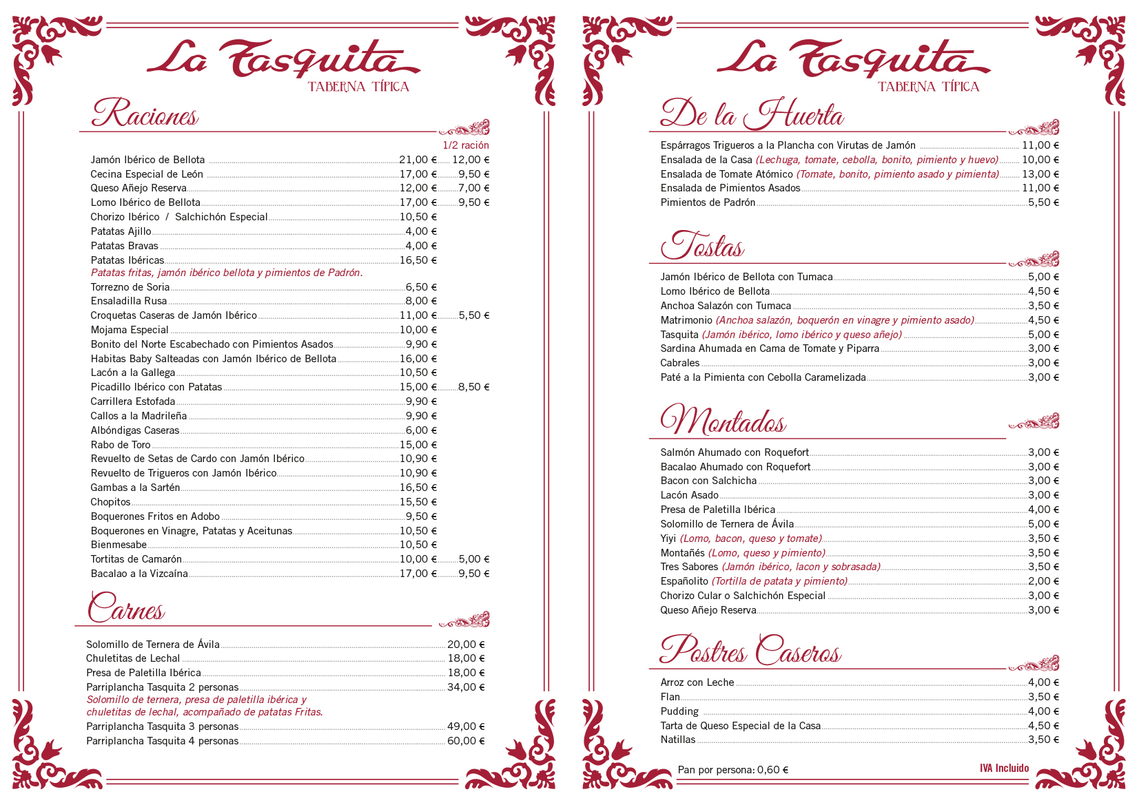 CARTA RESTAURANTE LA TASQUITA 2018.ai